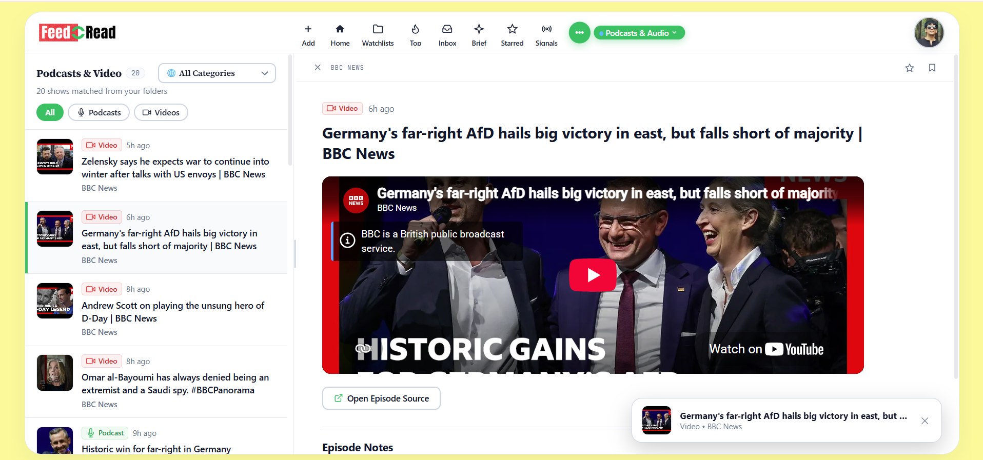 Podcasts Hub